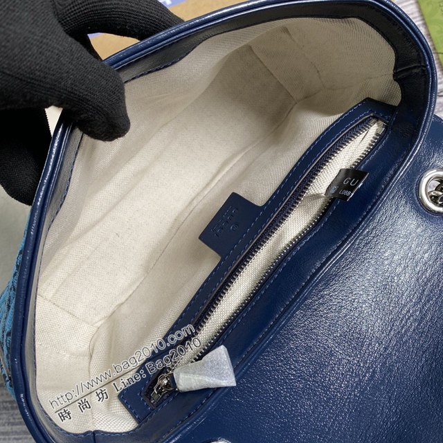 Gucci新款全皮女包 古馳Marmont系列小號鏈條肩背包 Gucci經典款斜挎女包 443497  ydg3265